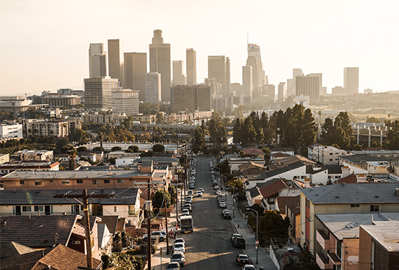 City of LA skyline